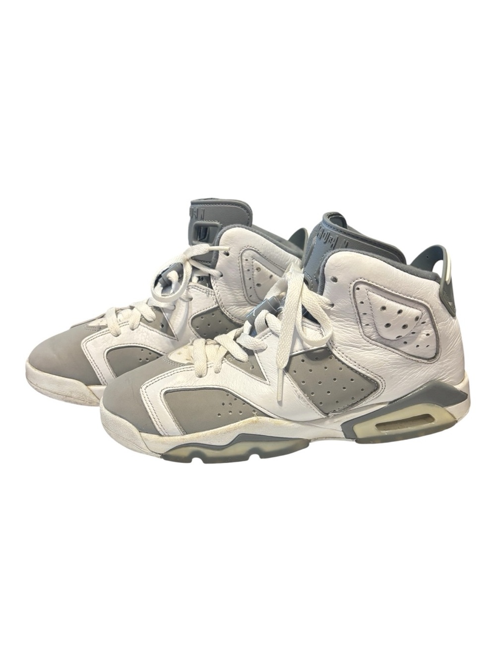 Nike Air Jordan Kids 6 Retro Cool Grey High-Top Sneakers  Size 6Y